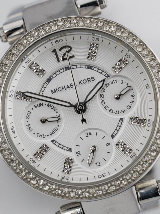 Michael Kors MK-5615 Chronograph Quartz Analog Women\'s Watch New Battery main image 7